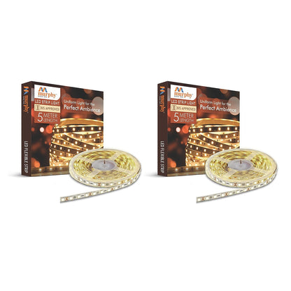 Murphy LED Strip Light 60 LEDs/Mtr With Driver -  5 Metre