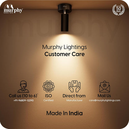 Murphy 6W Adjustable Aliminum LED Wall COB Black Body