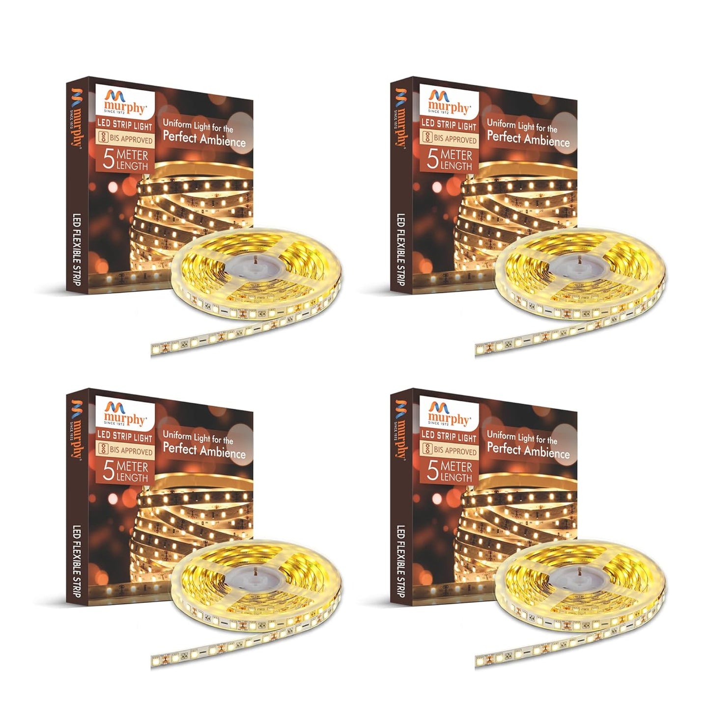 Murphy LED Strip Light 60 LEDs/Mtr With Driver -  5 Metre