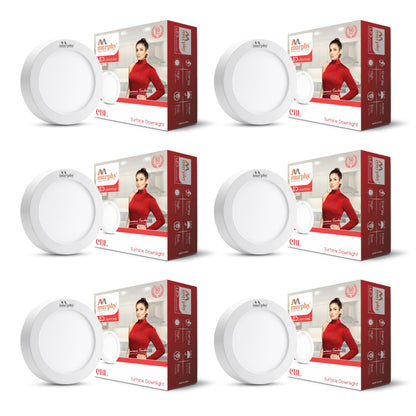 5W CBL Murphy 3-IN-1 Round Surface LED Down Light : R/B/P