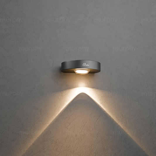 Murphy Areo 1-Way Waterproof LED Wall Light – Warm White, Aluminum Body, 2-Year Warranty, Indoor & Outdoor