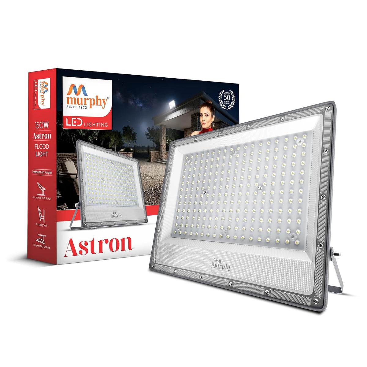 Murphy Astron 150W LED Flood Light | IP66 Waterproof | Cool White | 2 Year Warranty