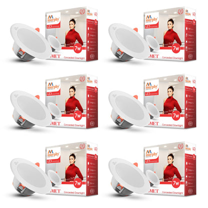 Murphy 7W Comet LED 3-IN-1 Color Changing Down Light : Cool White + Warm White + Natural White