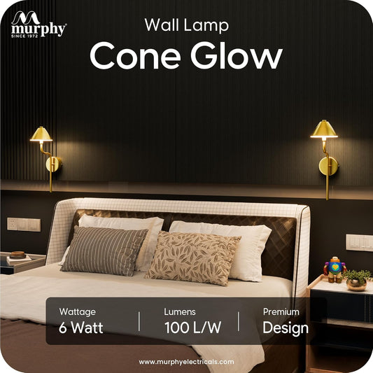Murphy Cone Glow 6W LED Decorative Wall Light