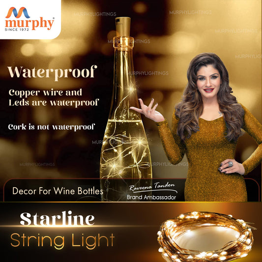 Murphy Decorative Cork String Lights – 3 Meter