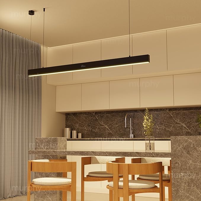 Murphy Black 4ft LED Hanging Profile Pendant Light