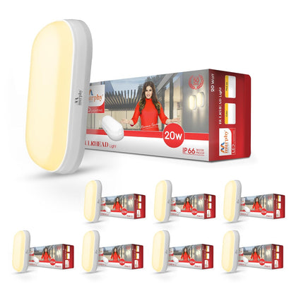 Murphy 20W LED Bulkhead Wall Mount Light