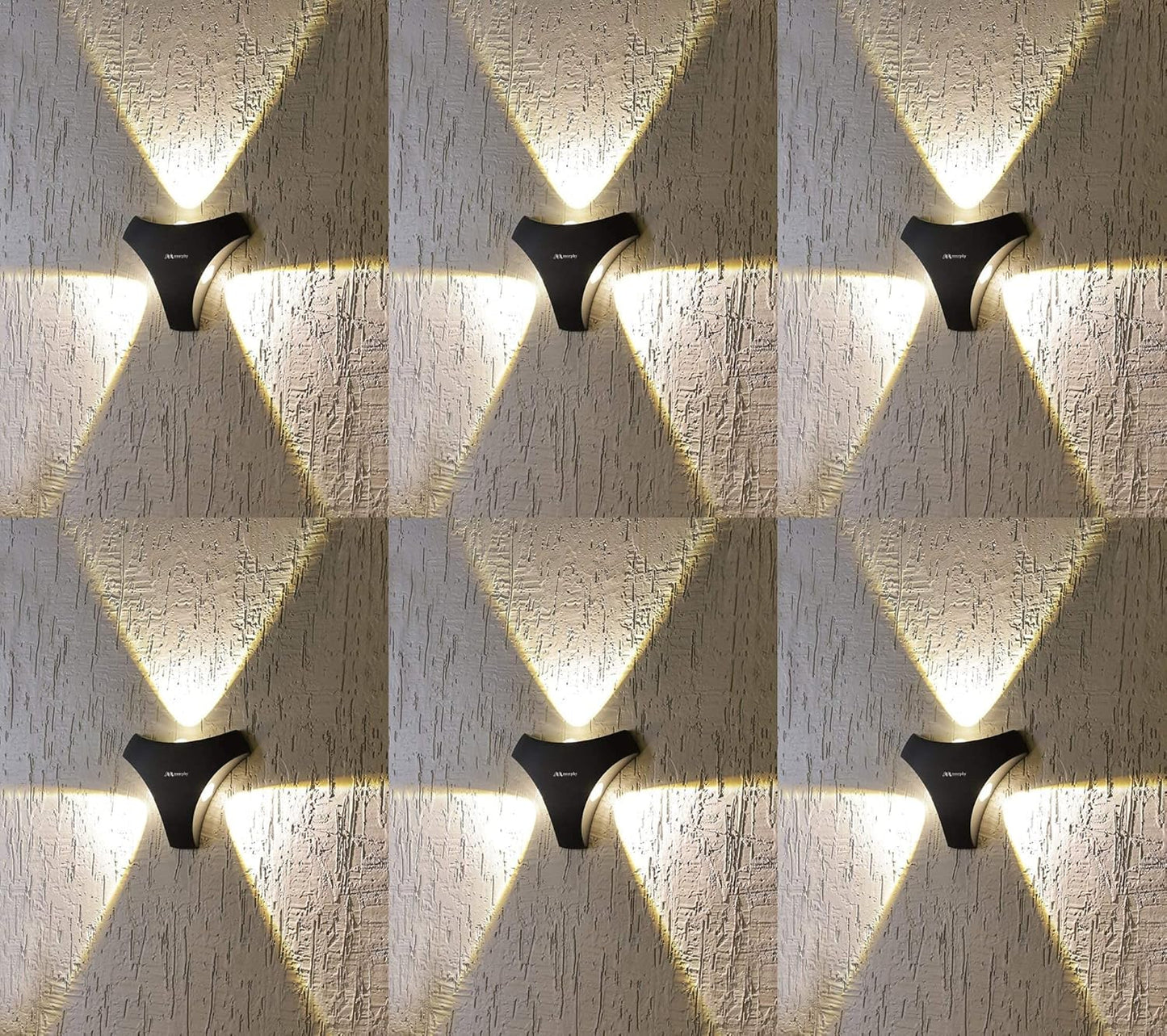 Murphy 6W LED 3Way Wall Light