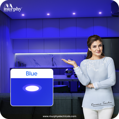 Murphy Crest Premium 7W LED Concealed Down Light | Cool White | Slim Modern False Ceiling Lighting | Suitable for 3-Inch Cutout