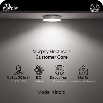 Murphy 18W Rimless Round Surface Panel Light