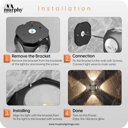 Murphy 6W LED Omni Wall Light