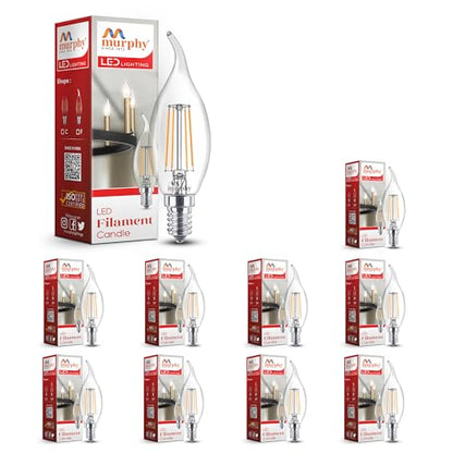 Murphy 5-watt Flame Shape Filament Candle LED Bulb Home & Decoration Bulb Base: E14
