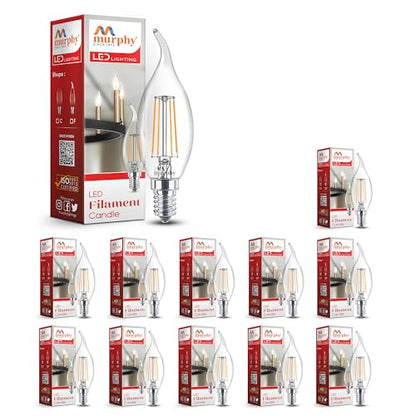 Murphy 5-watt Flame Shape Filament Candle LED Bulb Home & Decoration Bulb Base: E14