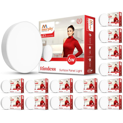 Murphy 6W Rimless Round Surface Panel Light