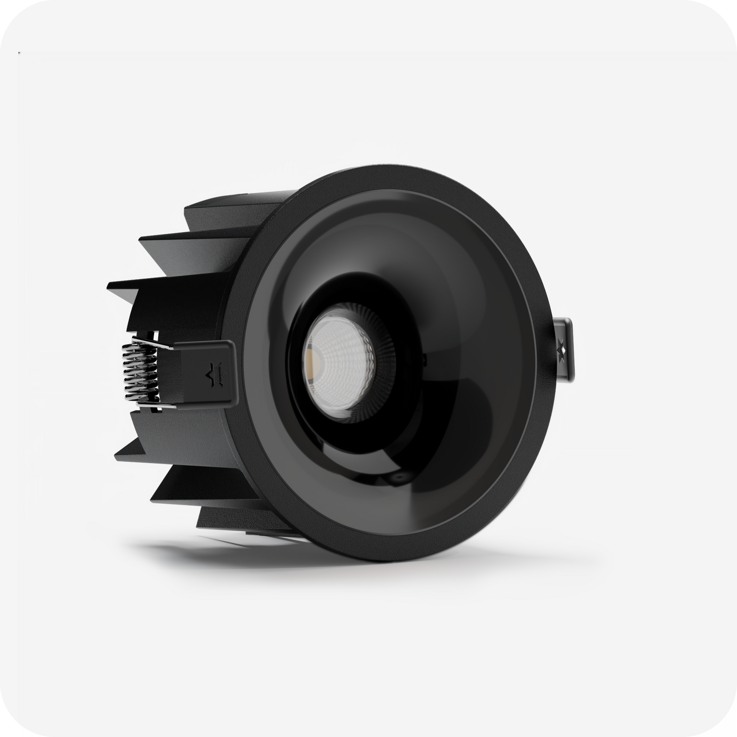 Murphy Elantra Noir 12W COB LED Downlight | Black Reflector | Warm White Recessed Spot Light | Aluminium Housing | 700 Lumens | 4kV Surge Protection | BIS Approved | 2 Year Warranty