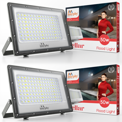 Murphy Steller LED 50W LED Flood Light, IP65 Rated Outdoor Light (Cool White, BIS Approved)