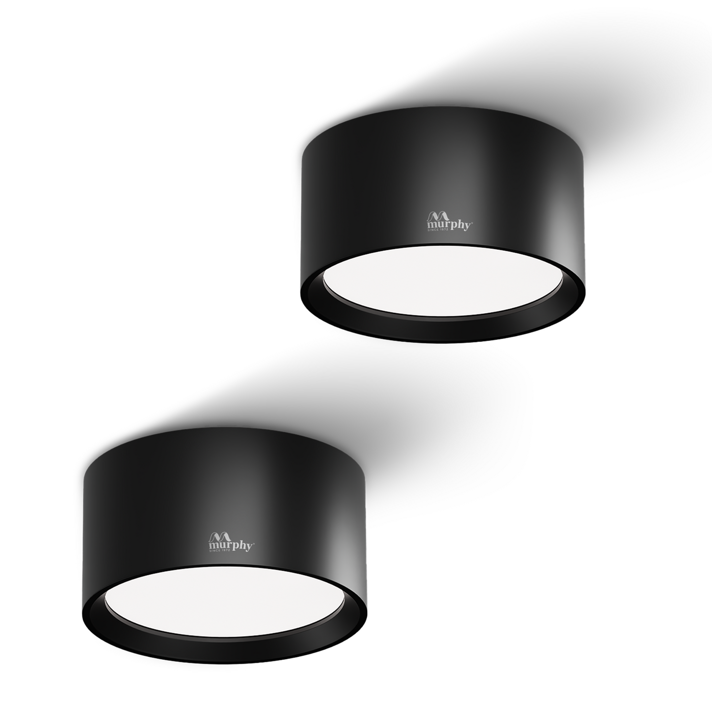 Murphy 3W LED Disc Surface Light Black Finish Aluminium Body | BIS Approved