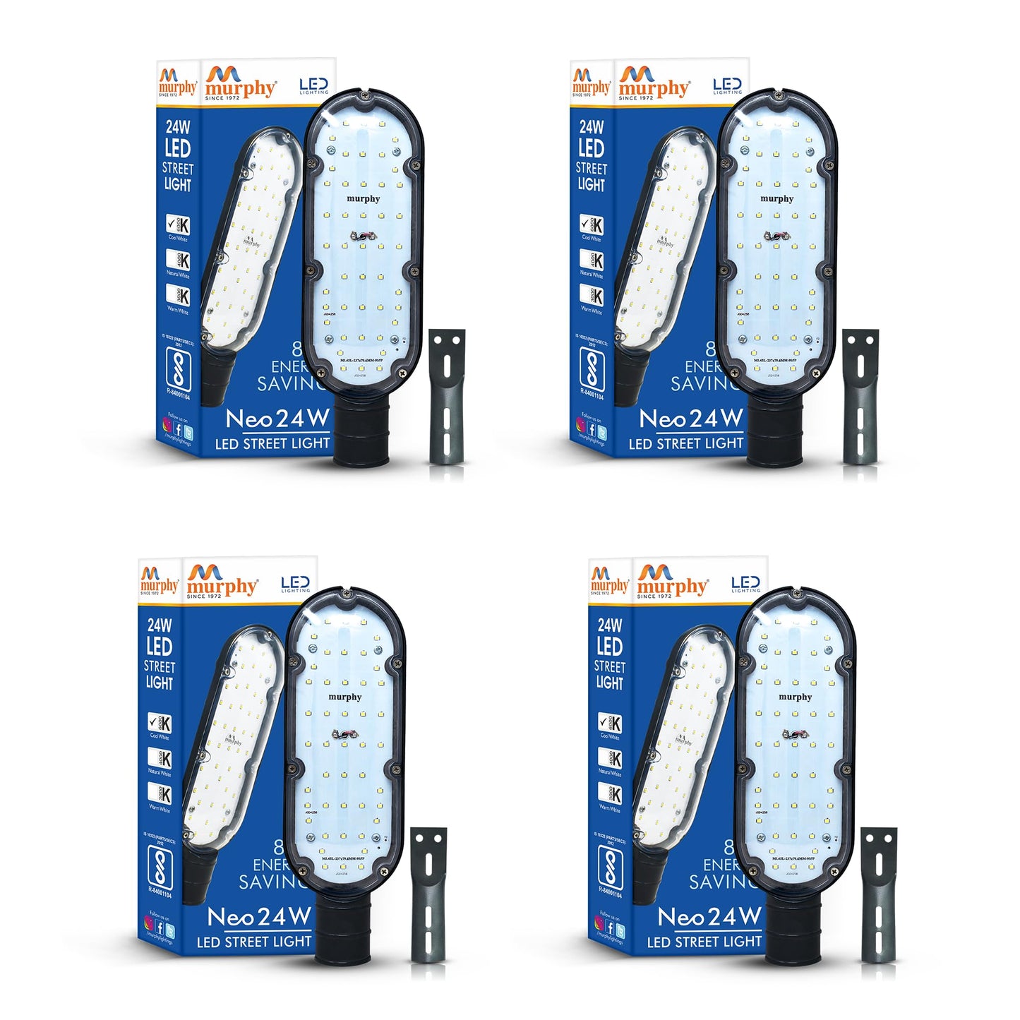 24W LED NEO Street Light- (PVC MODEL)