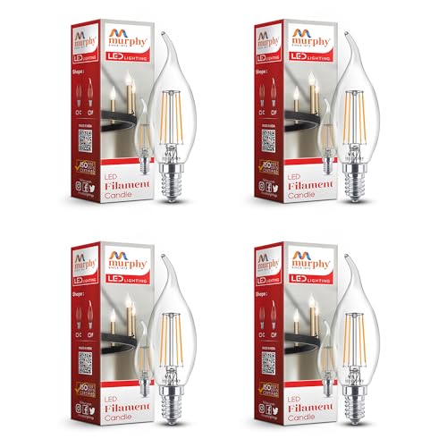 Murphy 5-watt Flame Shape Filament Candle LED Bulb Home & Decoration Bulb Base: E14