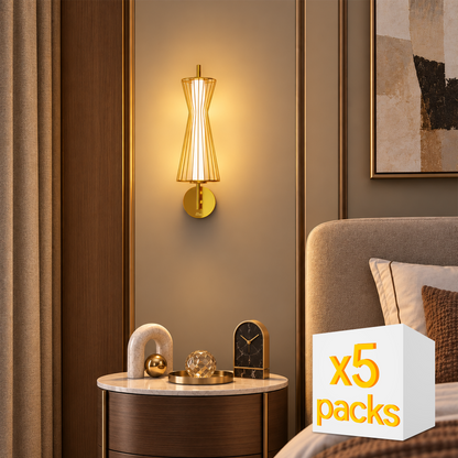 Murphy LoopLite 3-Color LED Wall Lamp – Luxury Gold Finish