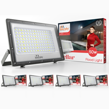 Murphy Steller LED 50W LED Flood Light, IP65 Rated Outdoor Light (Cool White, BIS Approved)