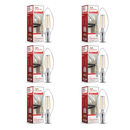 Murphy 5-watt Candle Shape Filament Candle LED Bulb Home & Decoration Bulb Base: E14