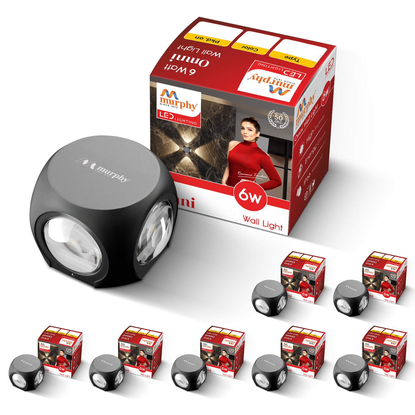 Murphy 6W LED Omni Wall Light