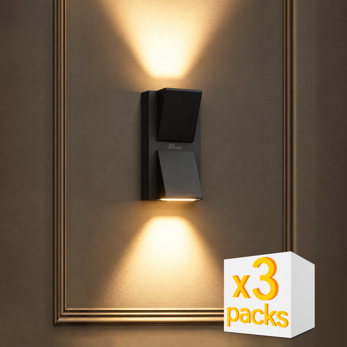 Murphy 5W+5W K-Type LED Up & Down Wall Light