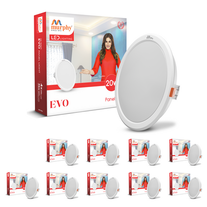 Murphy 20W Evo Round Recess Panel Light