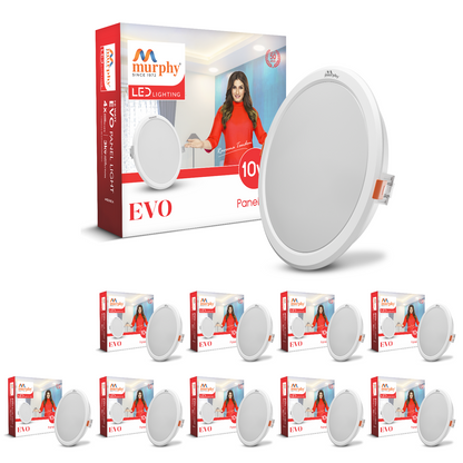 Murphy 10W Evo Round Recess Panel Light