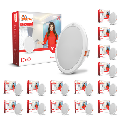 Murphy 20W Evo Round Recess Panel Light