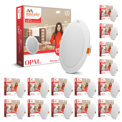Murphy 15W OPAL Round Recess Panel Light