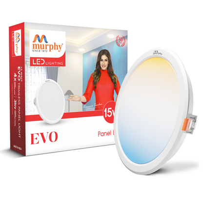 Murphy 15W Evo 3 Color Changing Round Recess Panel Light
