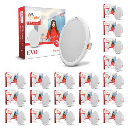 Murphy 12W Evo Round Recess Panel Light