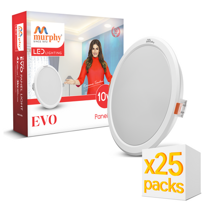 Murphy 10W Evo Round Recess Panel Light