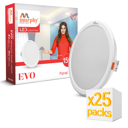 Murphy 15W Evo Round Recess Panel Light