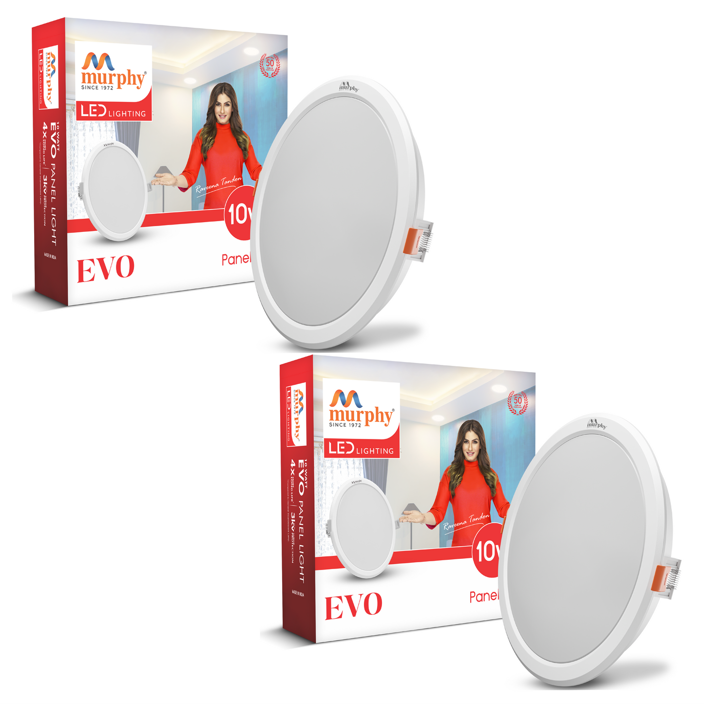 Murphy 10W Evo Round Recess Panel Light