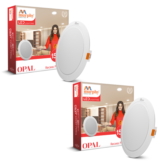 Murphy 15W OPAL Round Recess Panel Light