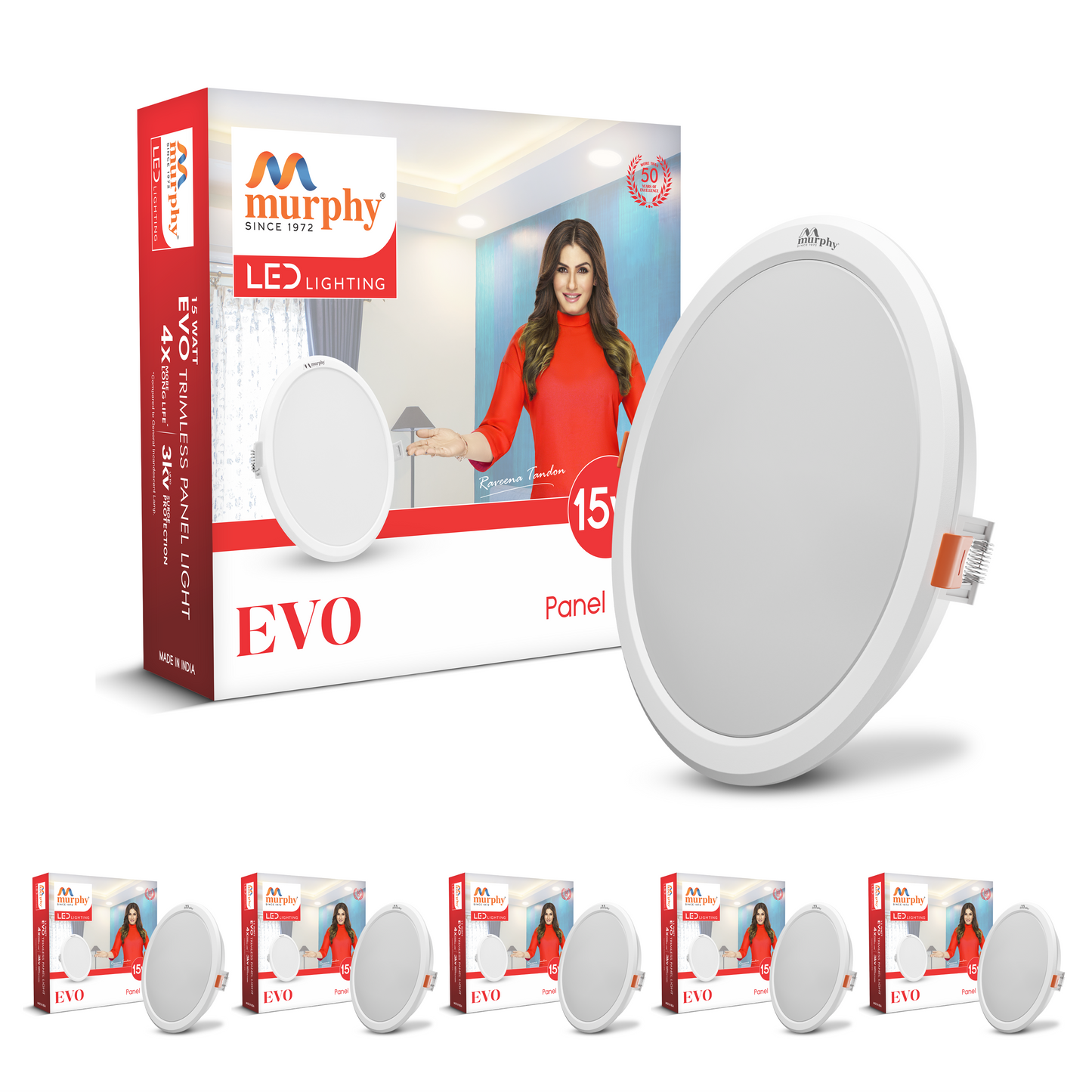 Murphy 15W Evo Round Recess Panel Light