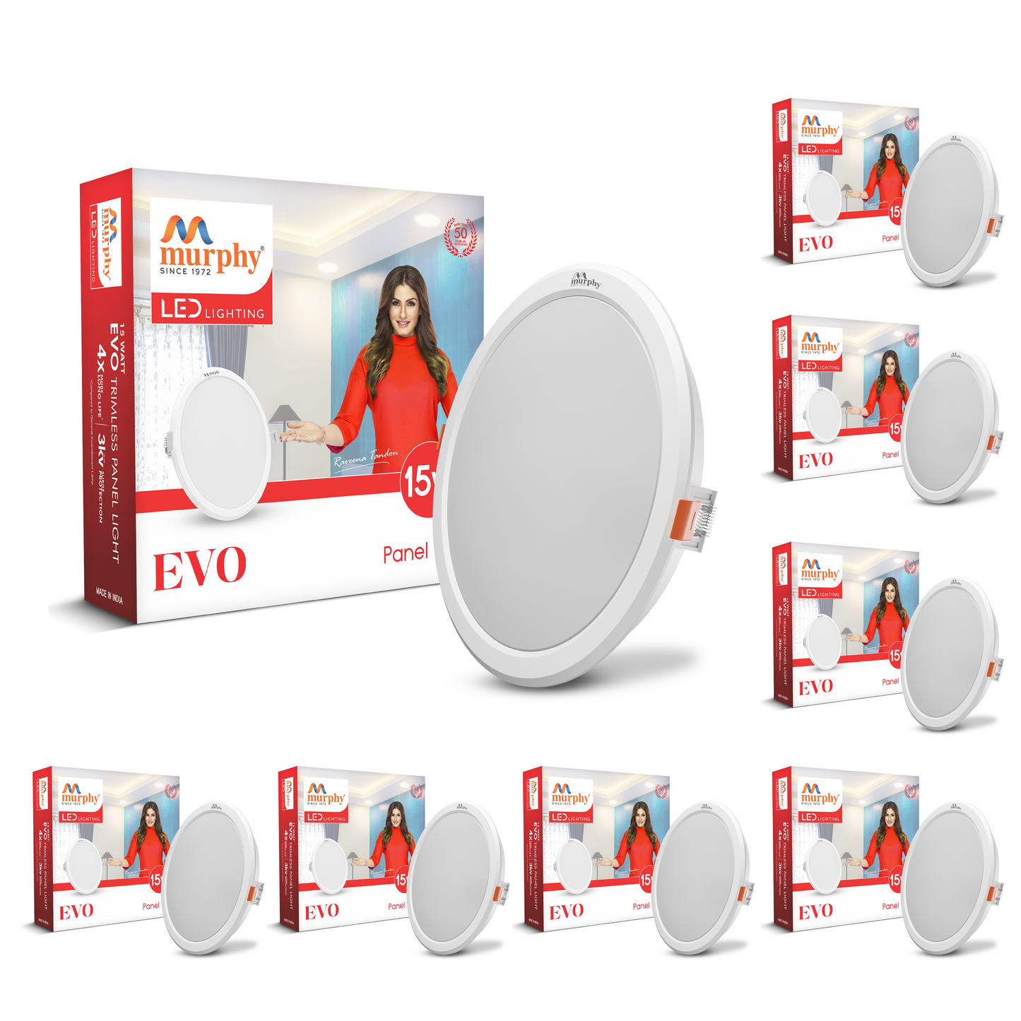 Murphy 15W Evo Round Recess Panel Light