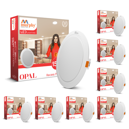 Murphy 15W OPAL Round Recess Panel Light