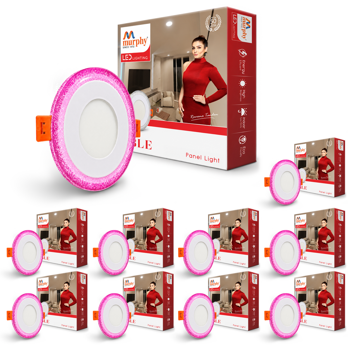 Murphy Bubble 3W+3W Round LED Panel Light | 2-in-1 Glow | Premium Ceiling Light (Clearance Sale)