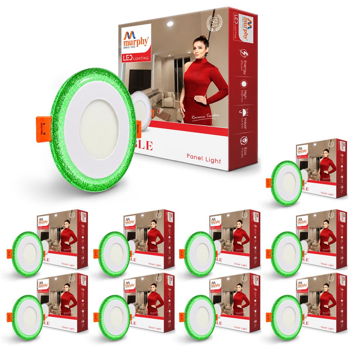 Murphy Bubble 3W+3W Round LED Panel Light | 2-in-1 Glow | Premium Ceiling Light (Clearance Sale)