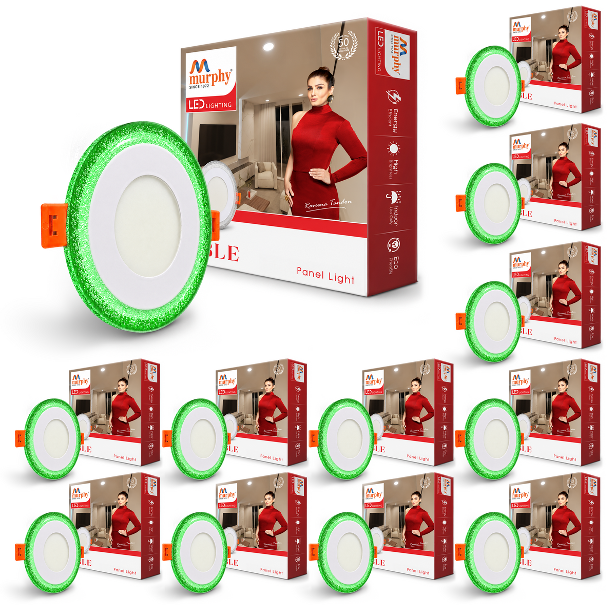 Murphy Bubble 3W+3W Round LED Panel Light | 2-in-1 Glow | Premium Ceiling Light (Clearance Sale)