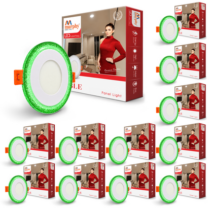 Murphy Bubble 3W+3W Round LED Panel Light | 2-in-1 Glow | Premium Ceiling Light (Clearance Sale)
