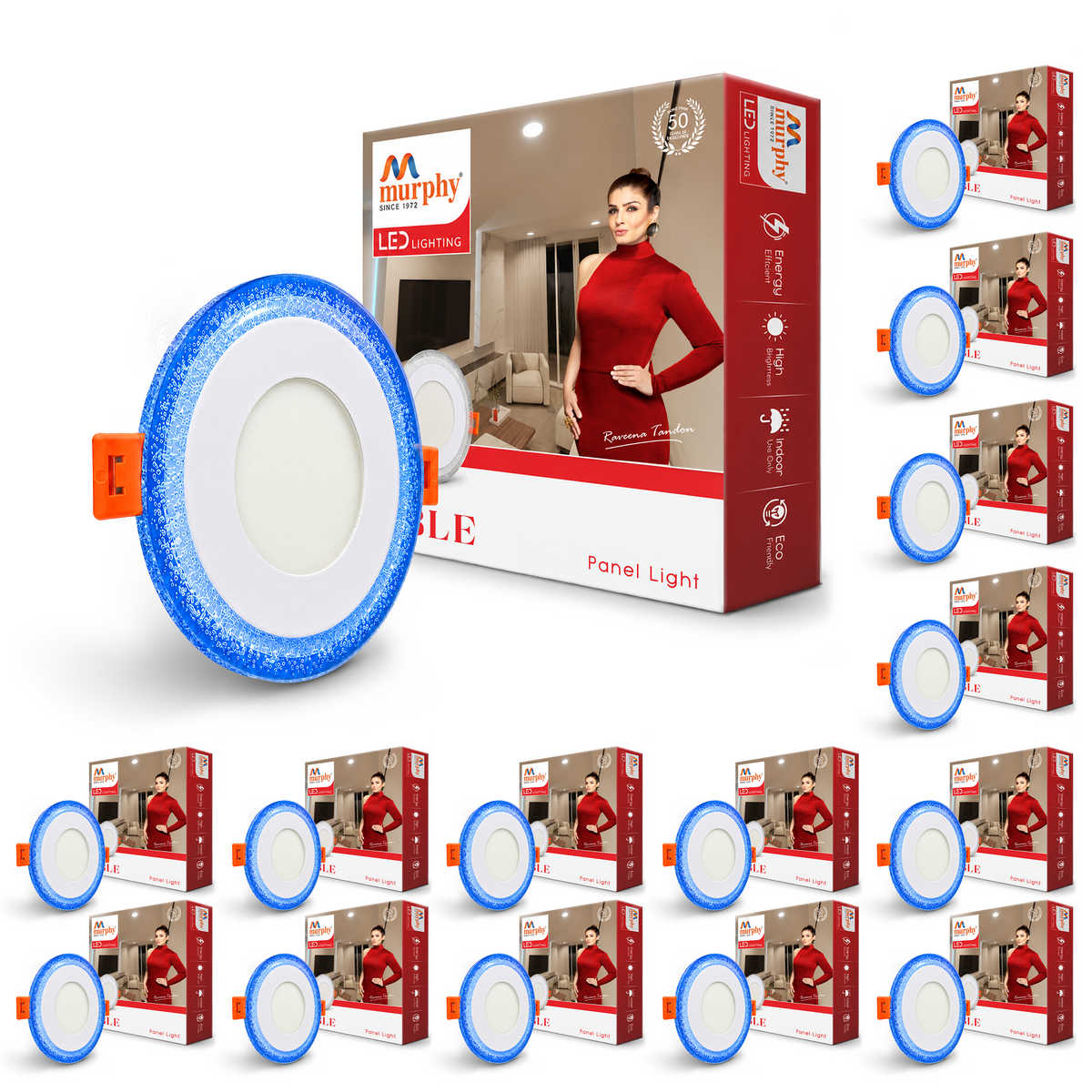 Murphy Bubble 3W+3W Round LED Panel Light | 2-in-1 Glow | Premium Ceiling Light (Clearance Sale)