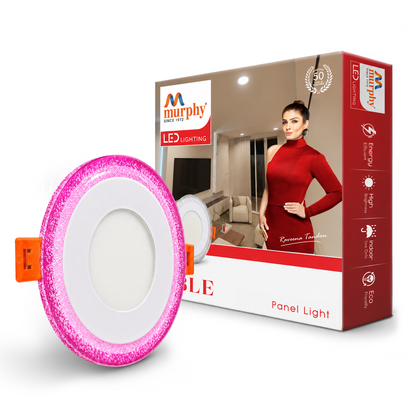Murphy Bubble 3W+3W Round LED Panel Light | 2-in-1 Glow | Premium Ceiling Light (Clearance Sale)