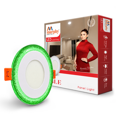 Murphy Bubble 3W+3W Round LED Panel Light | 2-in-1 Glow | Premium Ceiling Light (Clearance Sale)