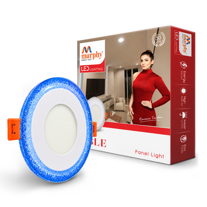 Murphy Bubble 3W+3W Round LED Panel Light | 2-in-1 Glow | Premium Ceiling Light (Clearance Sale)