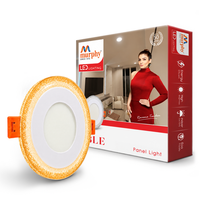 Murphy Bubble 3W+3W Round LED Panel Light | 2-in-1 Glow | Premium Ceiling Light (Clearance Sale)
